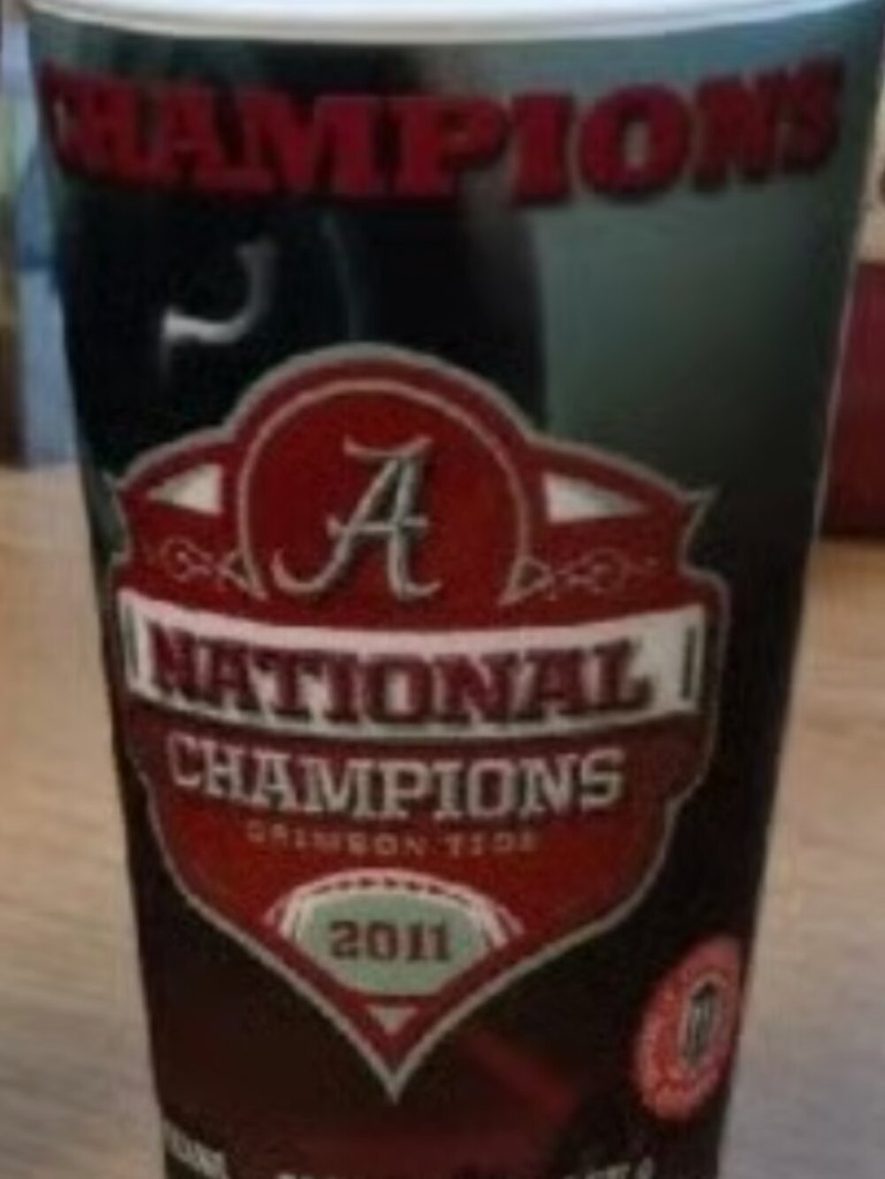 Roll Tide '12 Championship Holographic Cups (Set of 4)